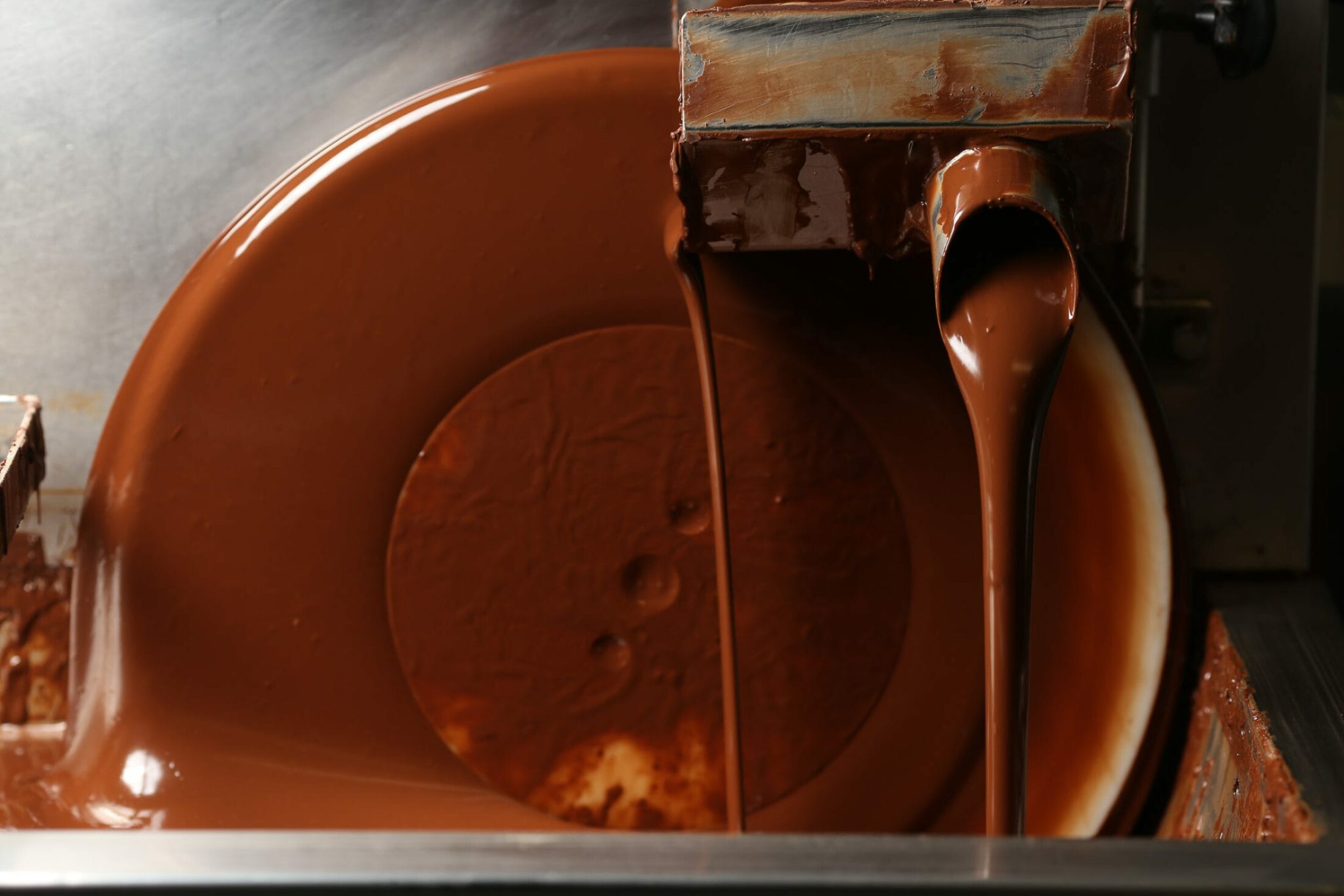 Plongée pralinée dans le chocolat, le vrai