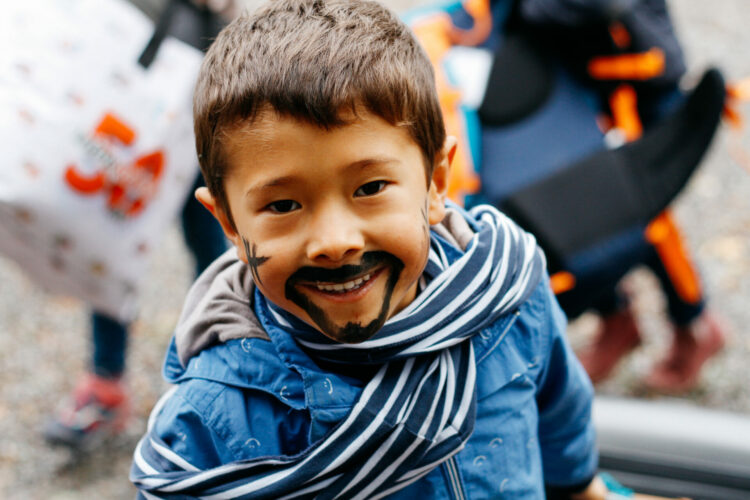 Enfant lors du carnaval