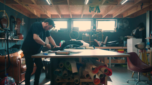 A meeting of two seat makers