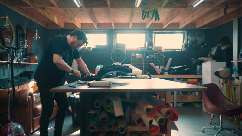 A meeting of two seat makers